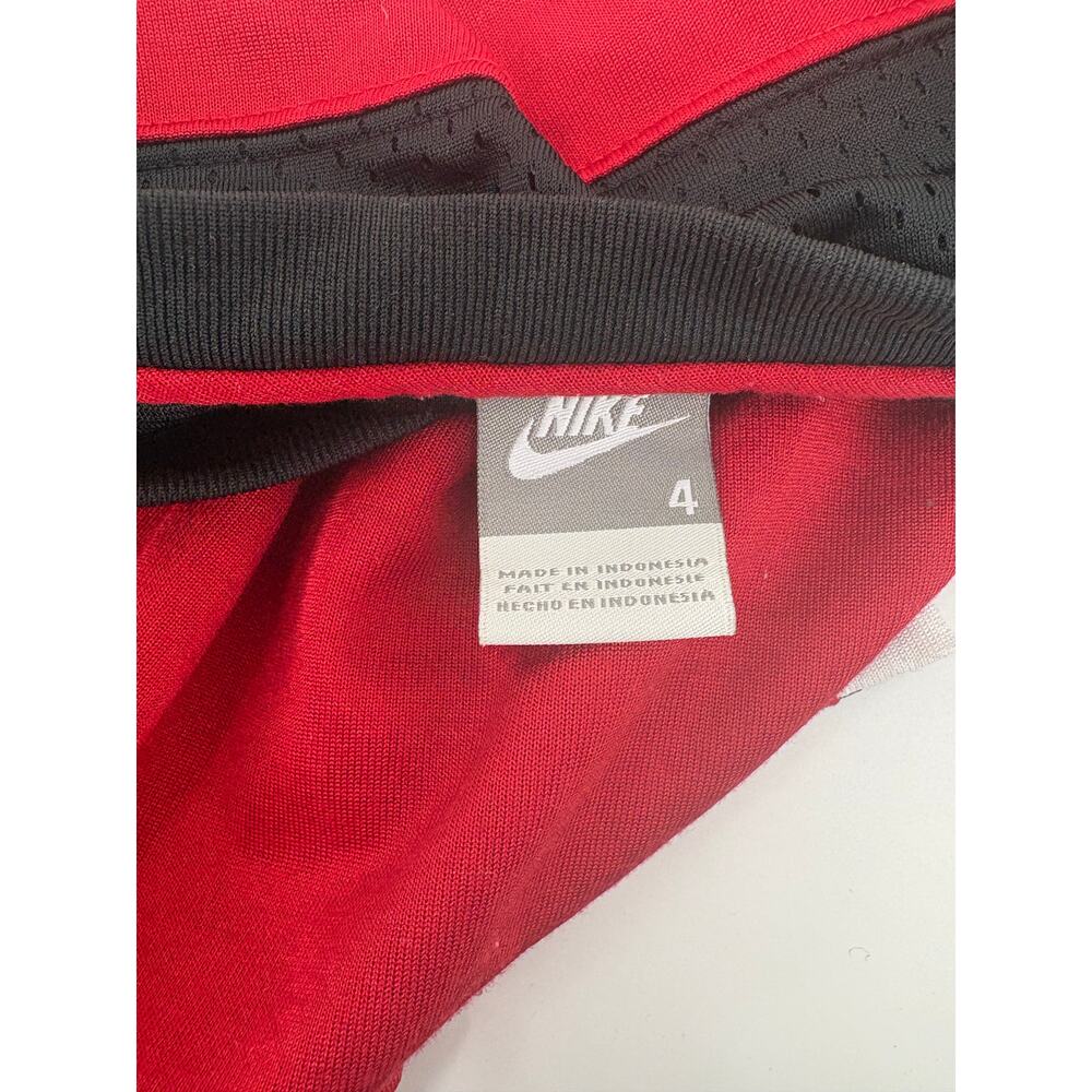 Nike Boys Size 4 2-Piece Athletic Set Red Black Sleeveless Top & Mesh Shorts - Picture 3 of 7